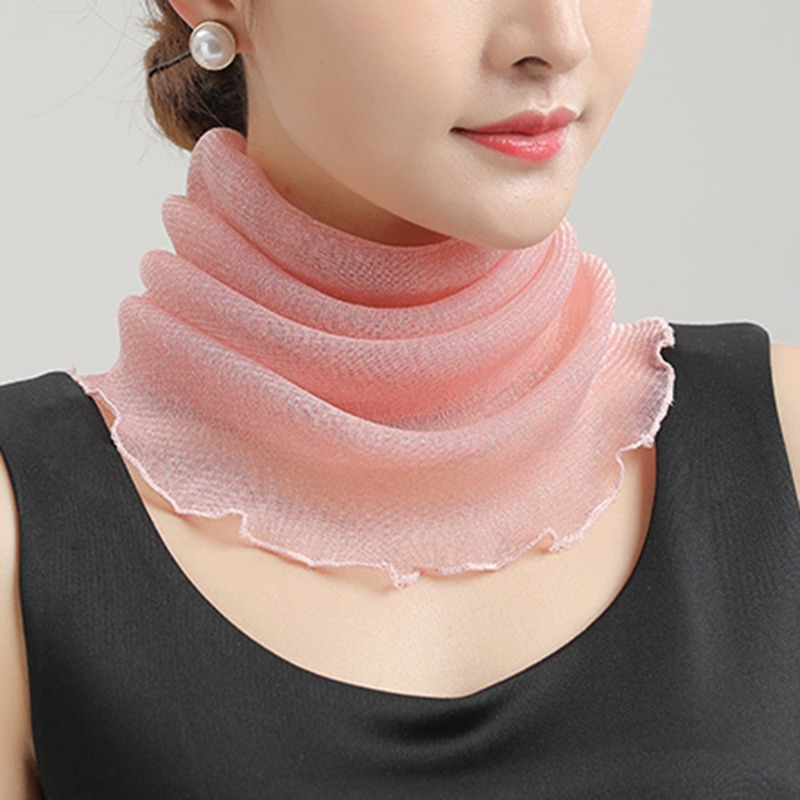 Wiosna lato szyfonowy szalik z – Face Scarf Mask recenzja i cena